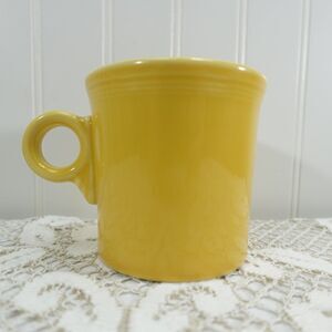 Fiesta Yellow Mug 10-12 oz Ceramic Coffee Tea Cup HLC USA Dishwasher Safe